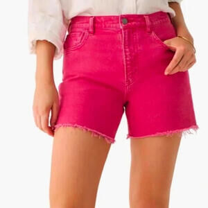 Faherty - Sunwashed Denim Short with Raw Edge - Size 27